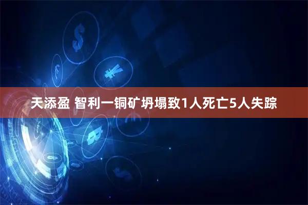 天添盈 智利一铜矿坍塌致1人死亡5人失踪
